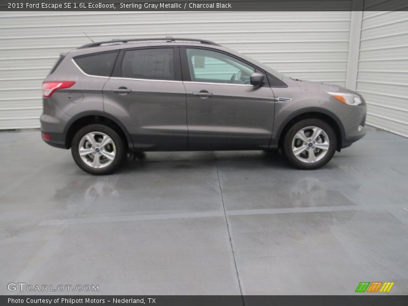 Sterling Gray Metallic / Charcoal Black 2013 Ford Escape SE 1.6L EcoBoost