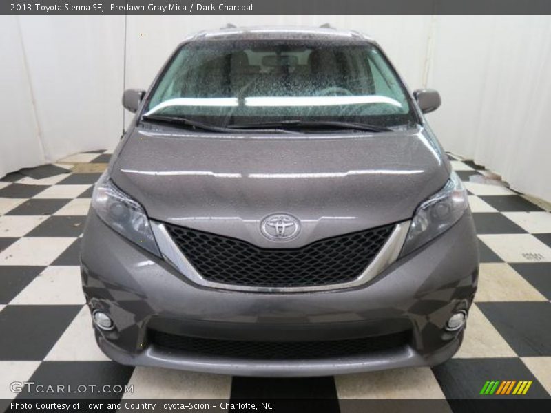 Predawn Gray Mica / Dark Charcoal 2013 Toyota Sienna SE