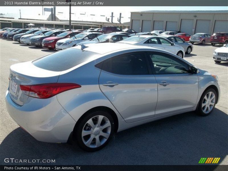 Shimmering Air Silver / Gray 2013 Hyundai Elantra Limited