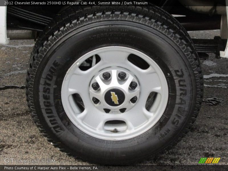 Summit White / Dark Titanium 2012 Chevrolet Silverado 2500HD LS Regular Cab 4x4
