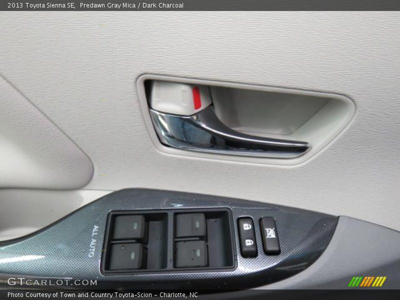 Predawn Gray Mica / Dark Charcoal 2013 Toyota Sienna SE
