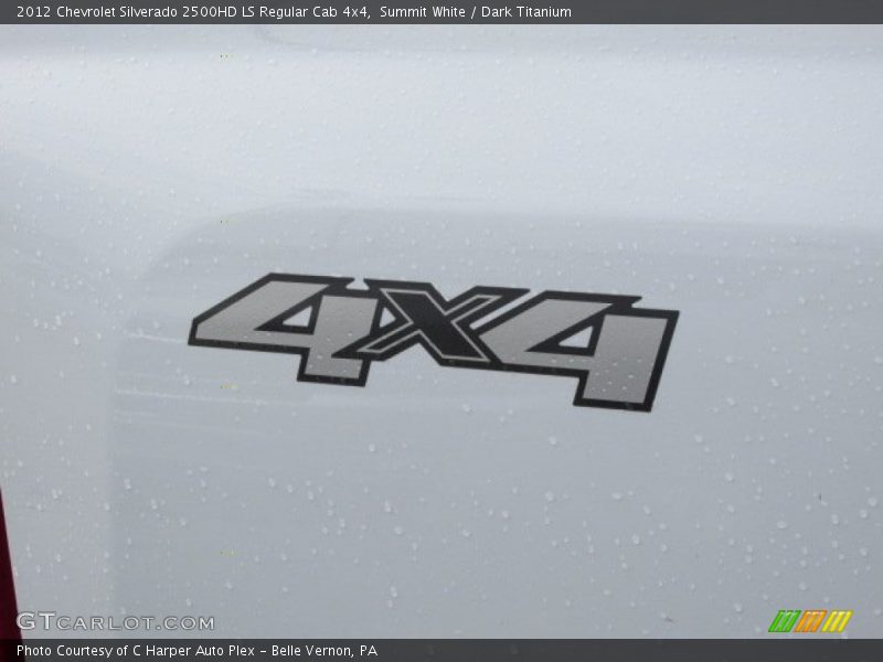 Summit White / Dark Titanium 2012 Chevrolet Silverado 2500HD LS Regular Cab 4x4