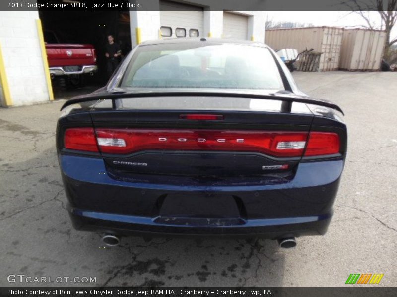 Jazz Blue / Black 2013 Dodge Charger SRT8