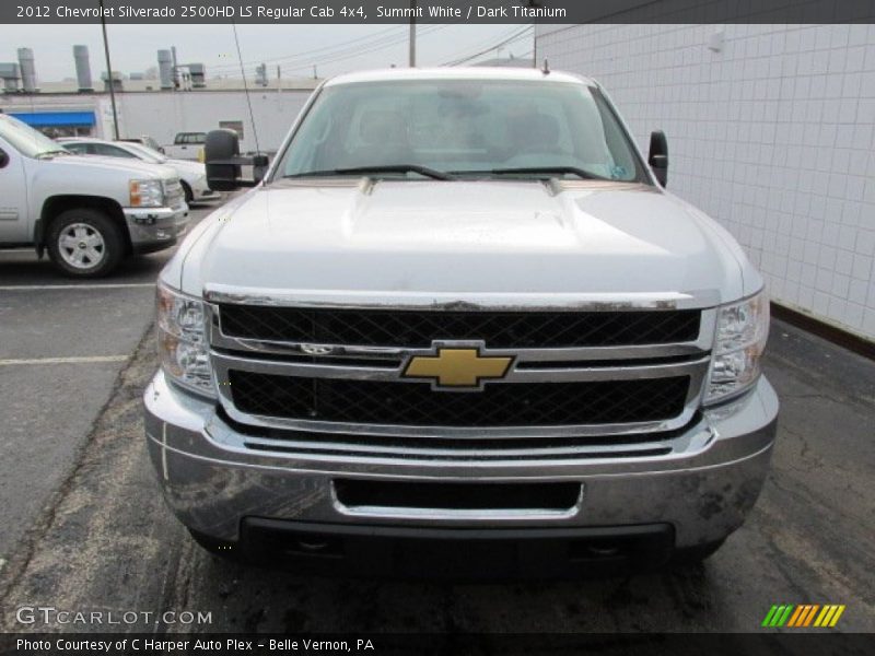 Summit White / Dark Titanium 2012 Chevrolet Silverado 2500HD LS Regular Cab 4x4