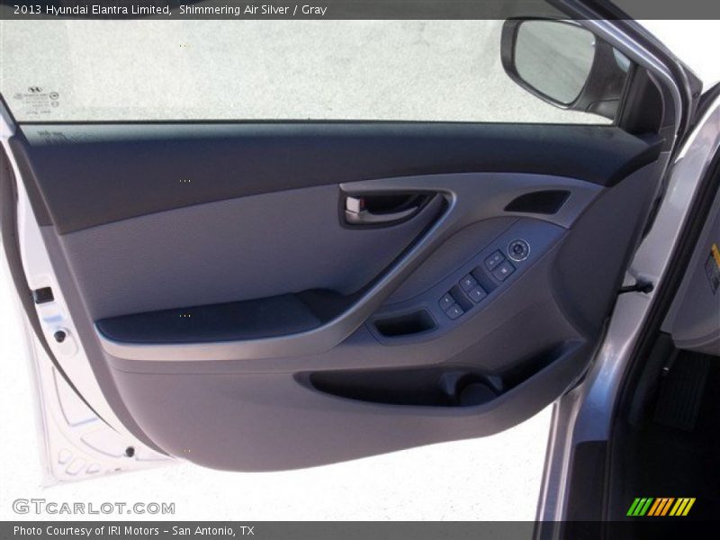 Shimmering Air Silver / Gray 2013 Hyundai Elantra Limited