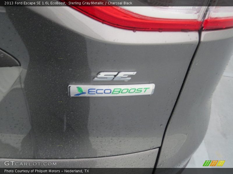 Sterling Gray Metallic / Charcoal Black 2013 Ford Escape SE 1.6L EcoBoost