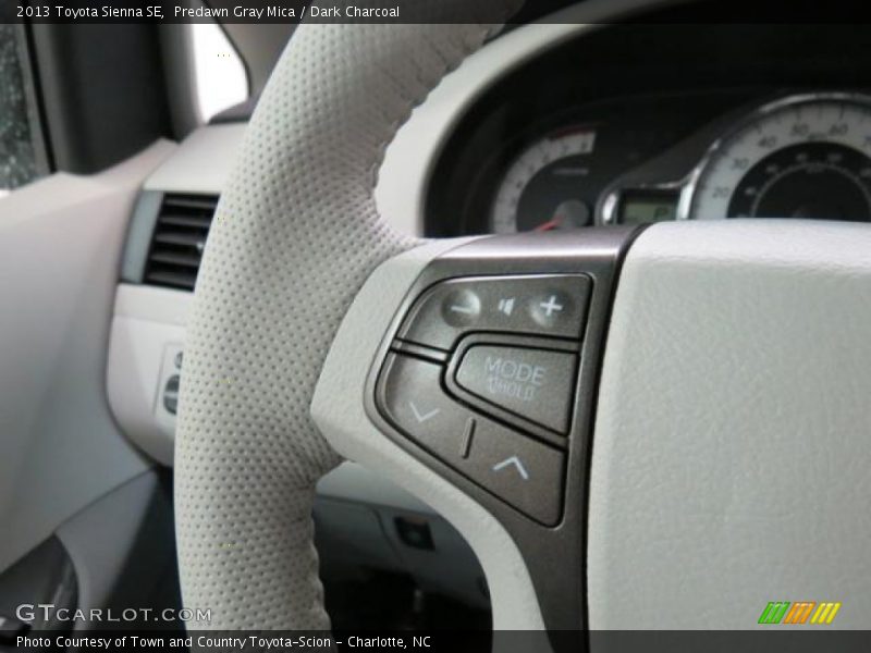 Predawn Gray Mica / Dark Charcoal 2013 Toyota Sienna SE