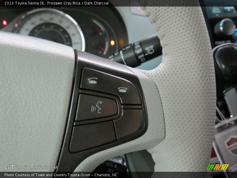 Predawn Gray Mica / Dark Charcoal 2013 Toyota Sienna SE