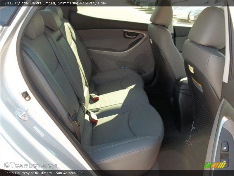 Shimmering Air Silver / Gray 2013 Hyundai Elantra Limited