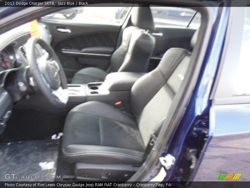 Jazz Blue / Black 2013 Dodge Charger SRT8