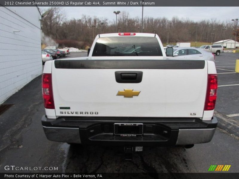 Summit White / Dark Titanium 2012 Chevrolet Silverado 2500HD LS Regular Cab 4x4