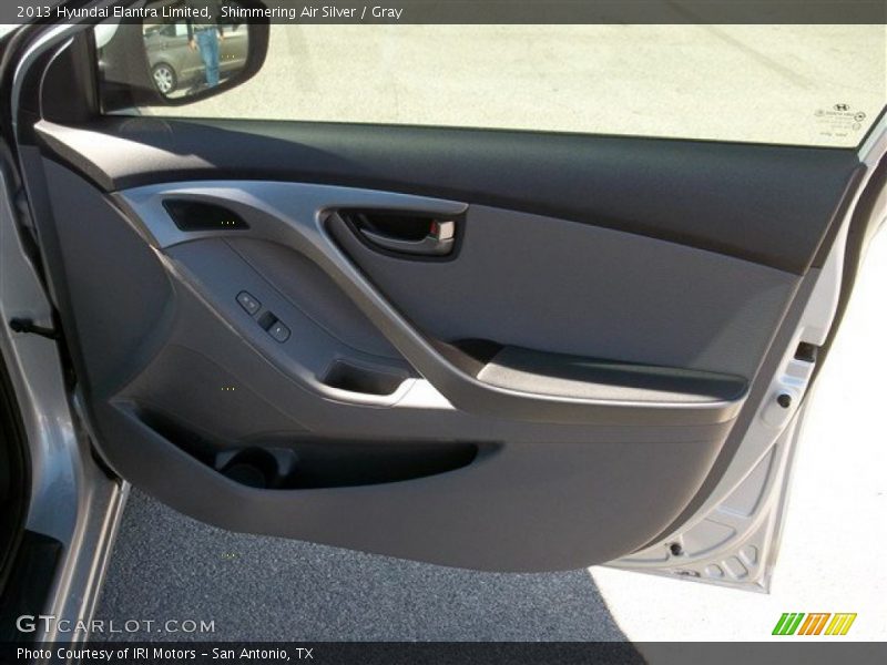 Shimmering Air Silver / Gray 2013 Hyundai Elantra Limited