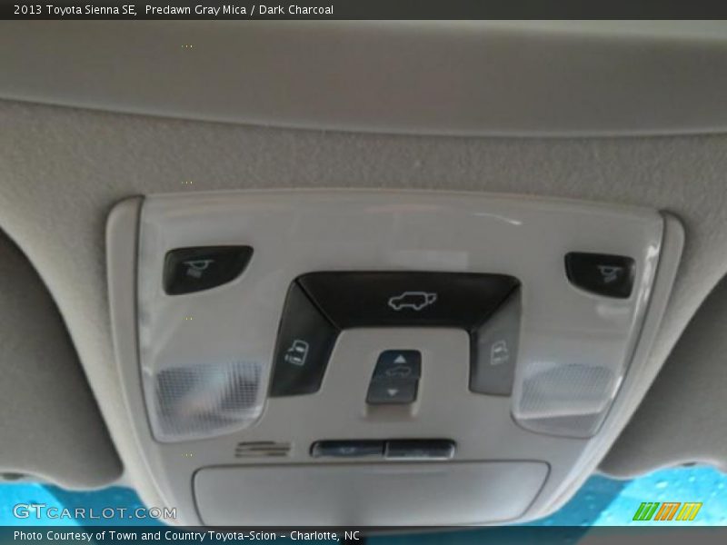 Predawn Gray Mica / Dark Charcoal 2013 Toyota Sienna SE