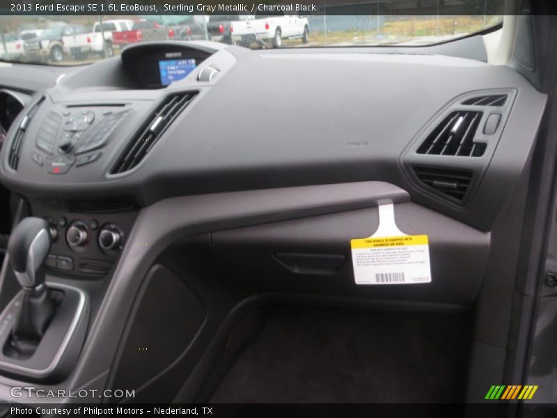 Sterling Gray Metallic / Charcoal Black 2013 Ford Escape SE 1.6L EcoBoost