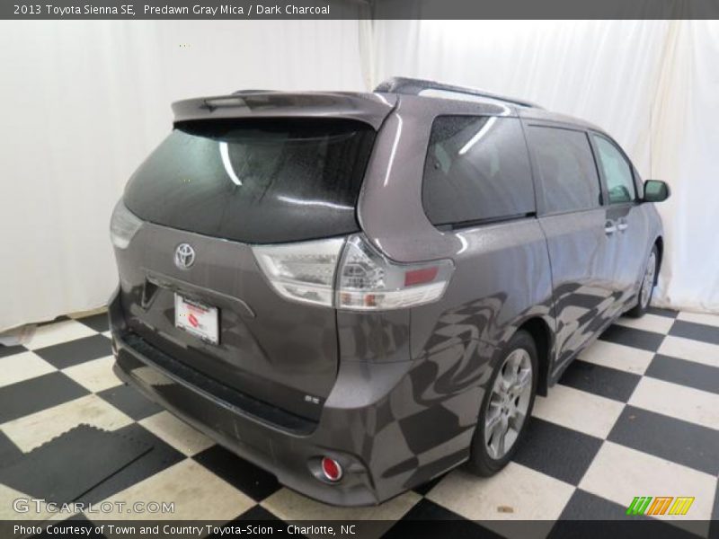 Predawn Gray Mica / Dark Charcoal 2013 Toyota Sienna SE