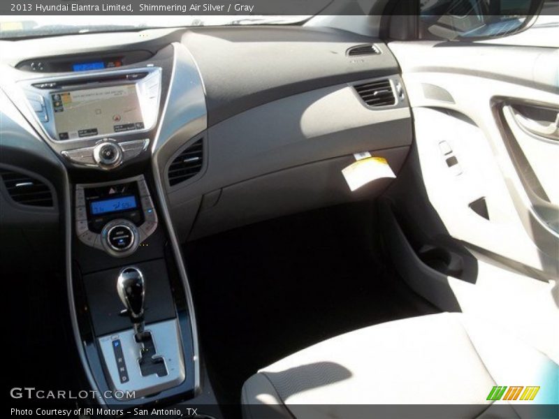 Shimmering Air Silver / Gray 2013 Hyundai Elantra Limited