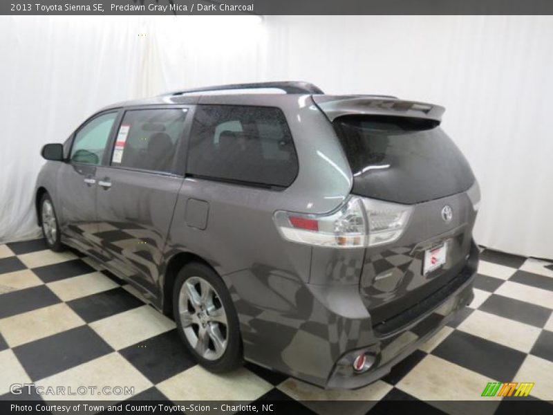 Predawn Gray Mica / Dark Charcoal 2013 Toyota Sienna SE