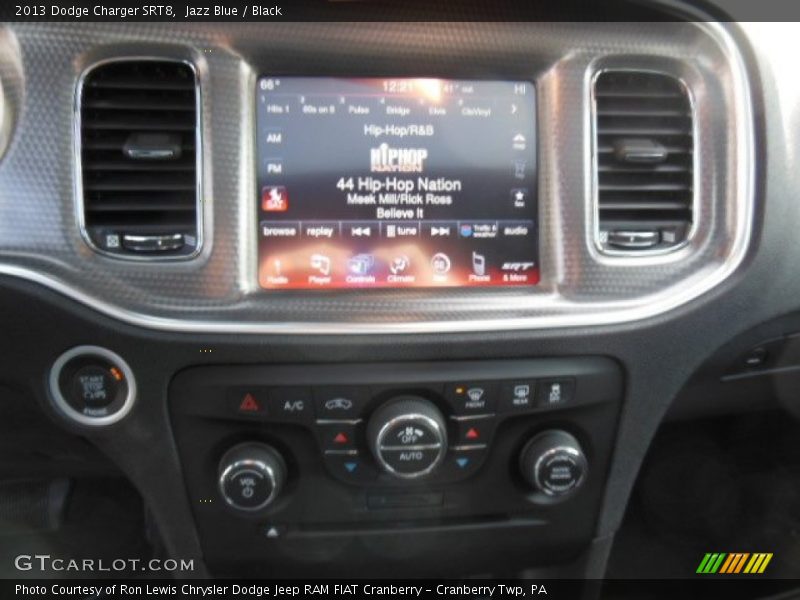 Jazz Blue / Black 2013 Dodge Charger SRT8
