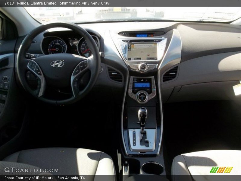 Shimmering Air Silver / Gray 2013 Hyundai Elantra Limited