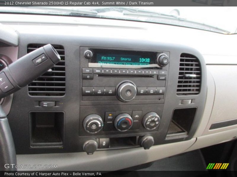 Summit White / Dark Titanium 2012 Chevrolet Silverado 2500HD LS Regular Cab 4x4