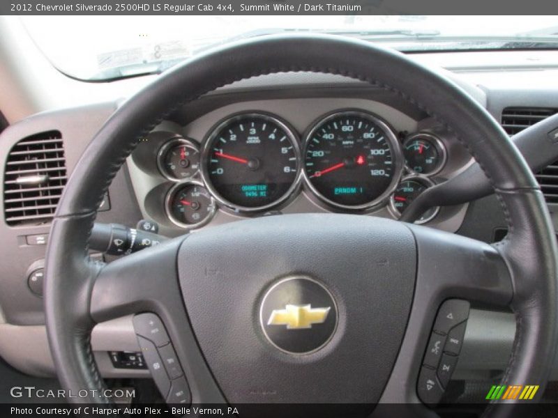 Summit White / Dark Titanium 2012 Chevrolet Silverado 2500HD LS Regular Cab 4x4