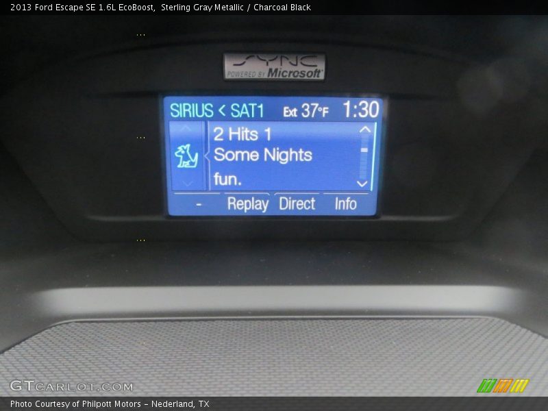 Sterling Gray Metallic / Charcoal Black 2013 Ford Escape SE 1.6L EcoBoost