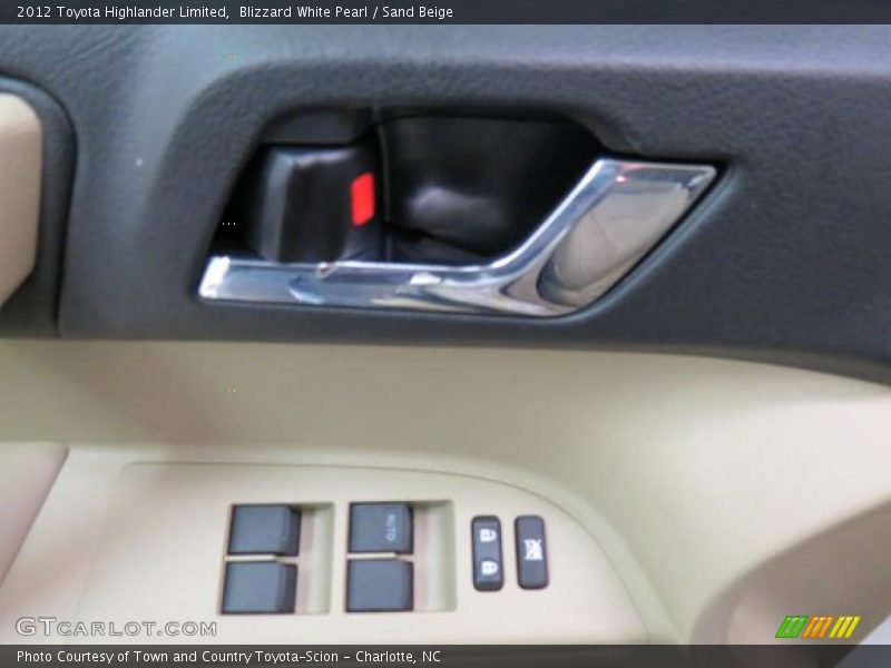 Blizzard White Pearl / Sand Beige 2012 Toyota Highlander Limited
