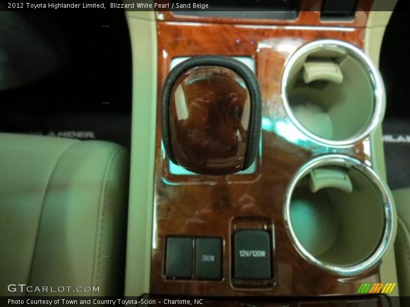 Blizzard White Pearl / Sand Beige 2012 Toyota Highlander Limited
