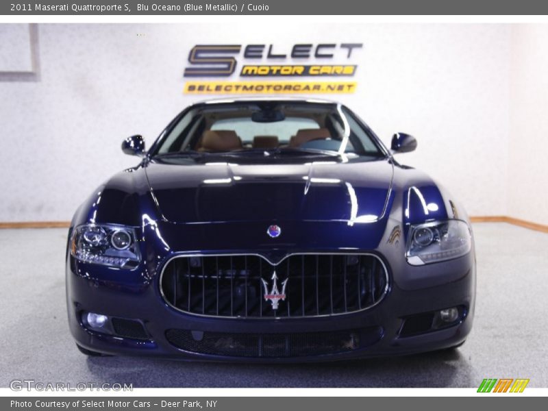 Blu Oceano (Blue Metallic) / Cuoio 2011 Maserati Quattroporte S