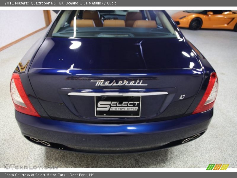 Blu Oceano (Blue Metallic) / Cuoio 2011 Maserati Quattroporte S