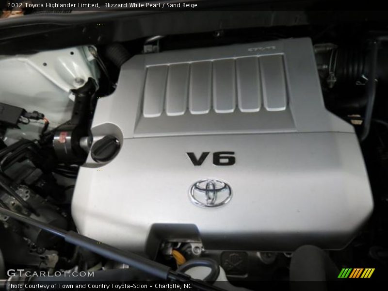 Blizzard White Pearl / Sand Beige 2012 Toyota Highlander Limited