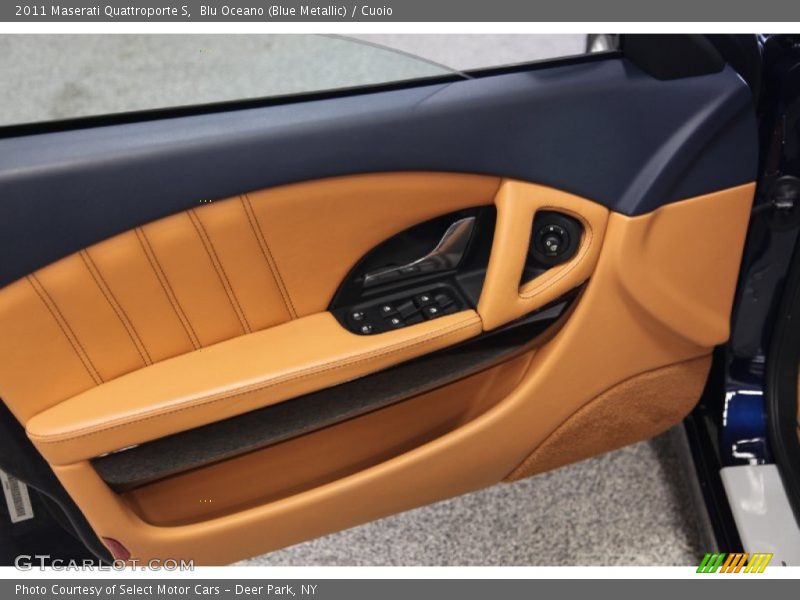 Blu Oceano (Blue Metallic) / Cuoio 2011 Maserati Quattroporte S