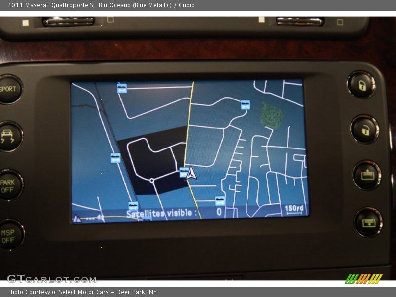 Blu Oceano (Blue Metallic) / Cuoio 2011 Maserati Quattroporte S