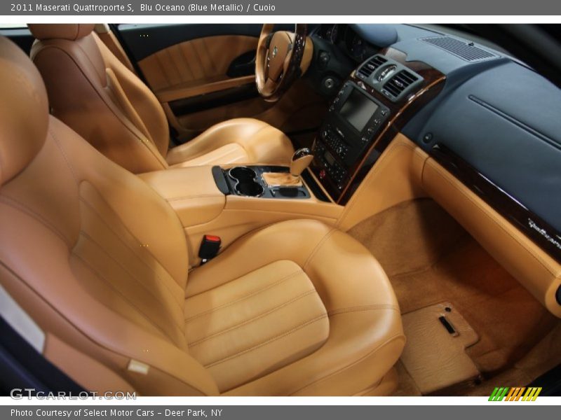 Blu Oceano (Blue Metallic) / Cuoio 2011 Maserati Quattroporte S