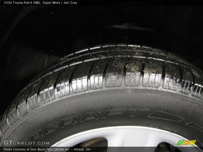 Super White / Ash Gray 2009 Toyota RAV4 4WD