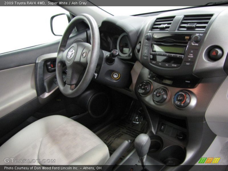 Super White / Ash Gray 2009 Toyota RAV4 4WD