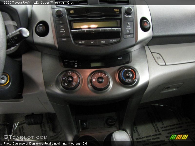 Controls of 2009 RAV4 4WD