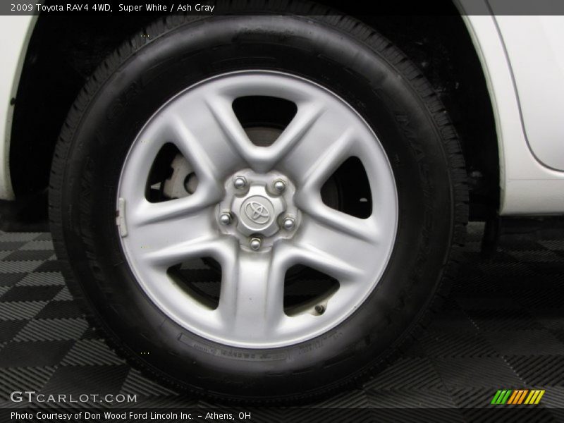 Super White / Ash Gray 2009 Toyota RAV4 4WD
