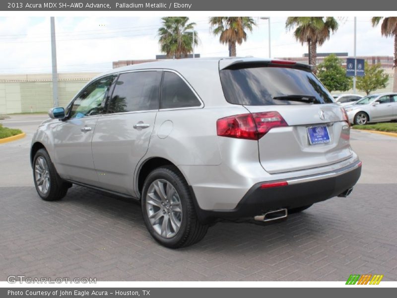 Palladium Metallic / Ebony 2013 Acura MDX SH-AWD Advance