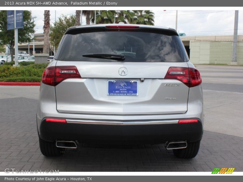 Palladium Metallic / Ebony 2013 Acura MDX SH-AWD Advance