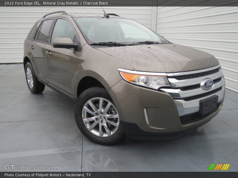 Mineral Gray Metallic / Charcoal Black 2013 Ford Edge SEL