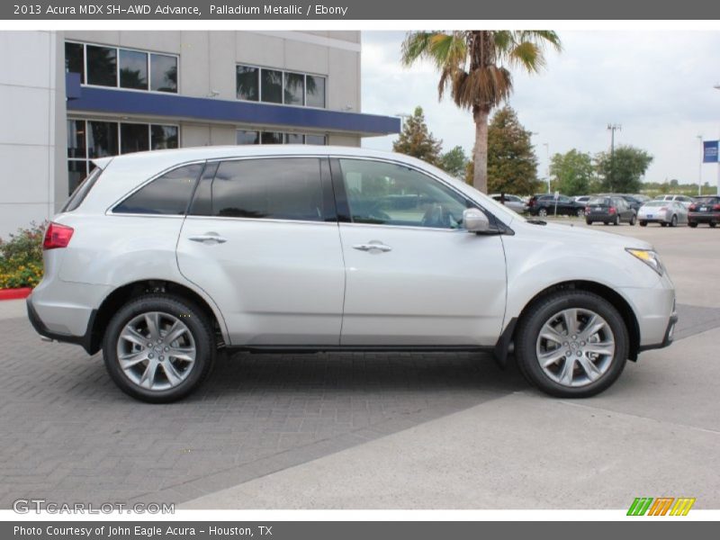 Palladium Metallic / Ebony 2013 Acura MDX SH-AWD Advance