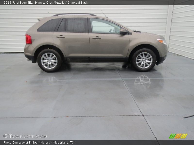 Mineral Gray Metallic / Charcoal Black 2013 Ford Edge SEL