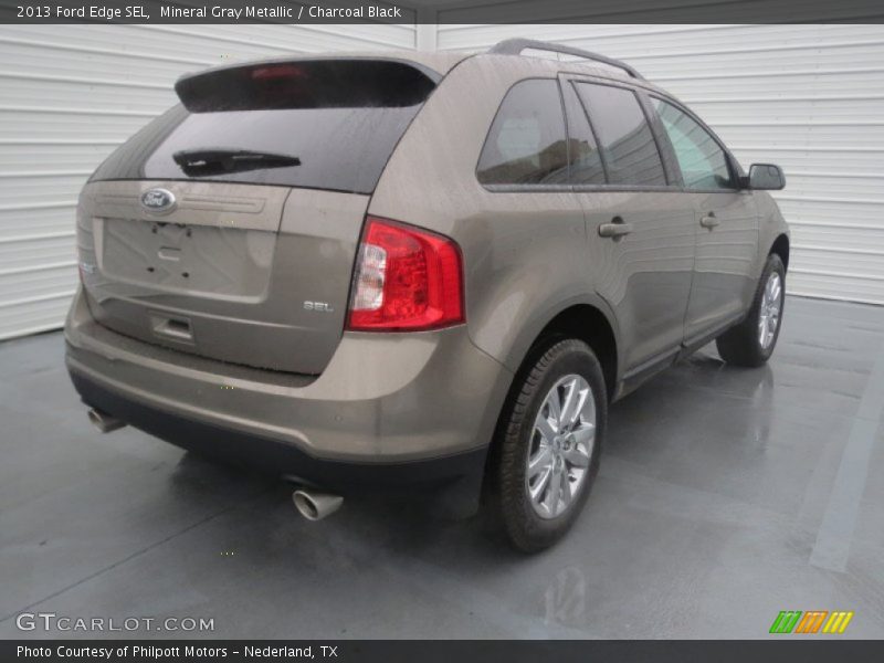 Mineral Gray Metallic / Charcoal Black 2013 Ford Edge SEL