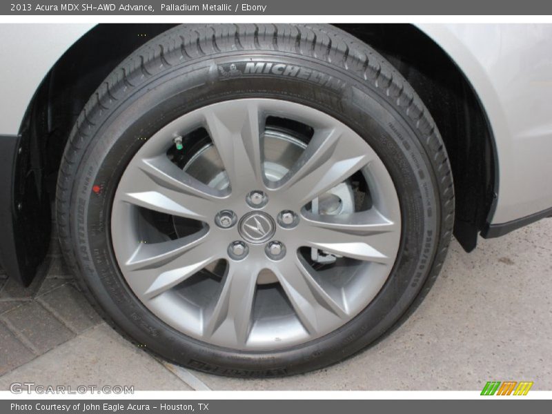 Palladium Metallic / Ebony 2013 Acura MDX SH-AWD Advance