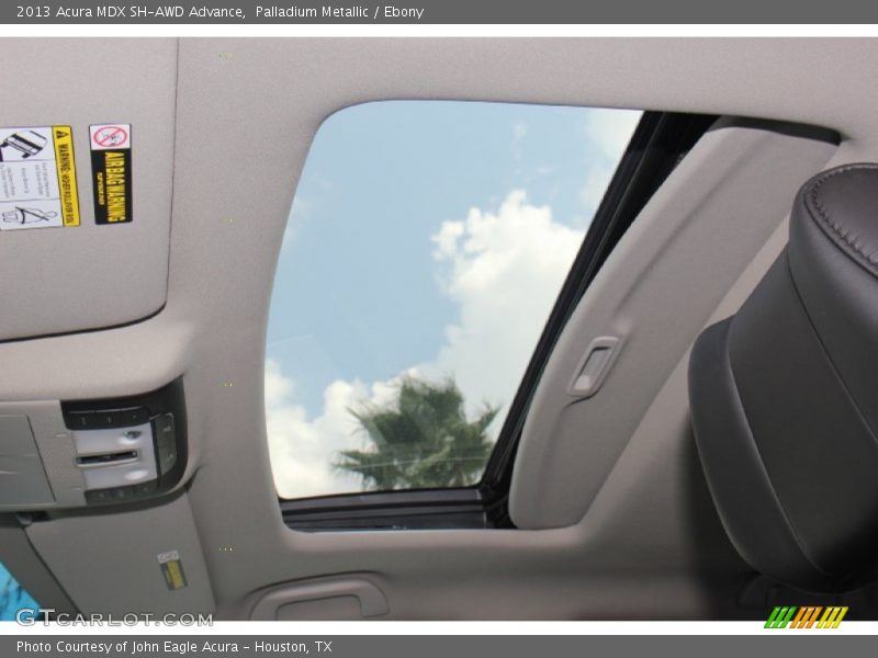 Palladium Metallic / Ebony 2013 Acura MDX SH-AWD Advance