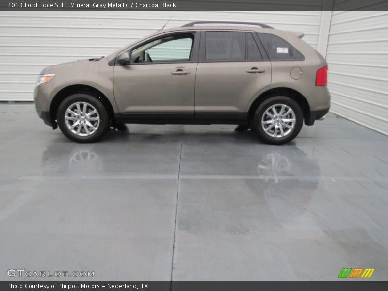 Mineral Gray Metallic / Charcoal Black 2013 Ford Edge SEL