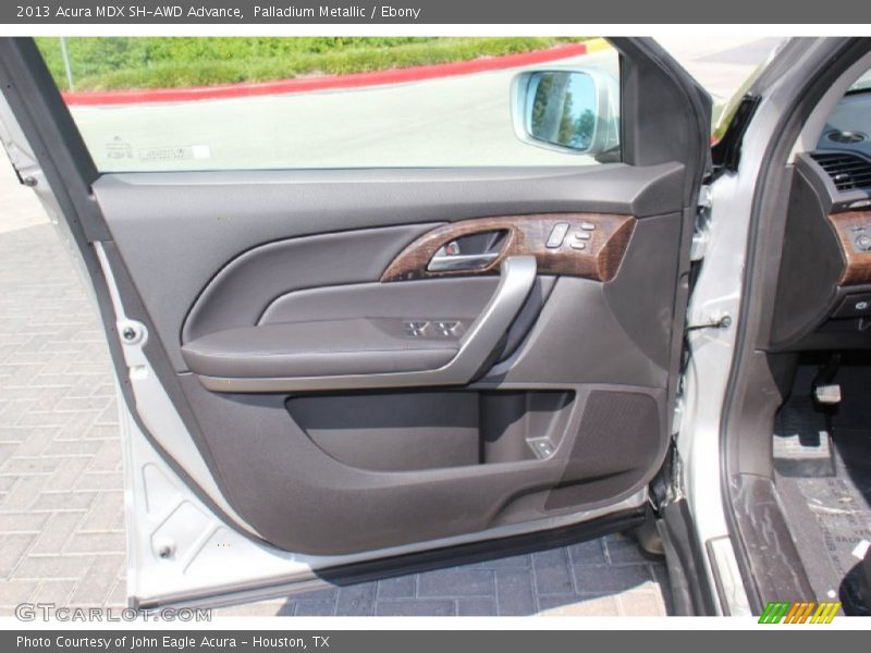 Palladium Metallic / Ebony 2013 Acura MDX SH-AWD Advance