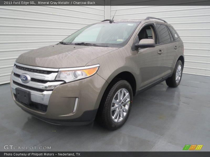 Mineral Gray Metallic / Charcoal Black 2013 Ford Edge SEL
