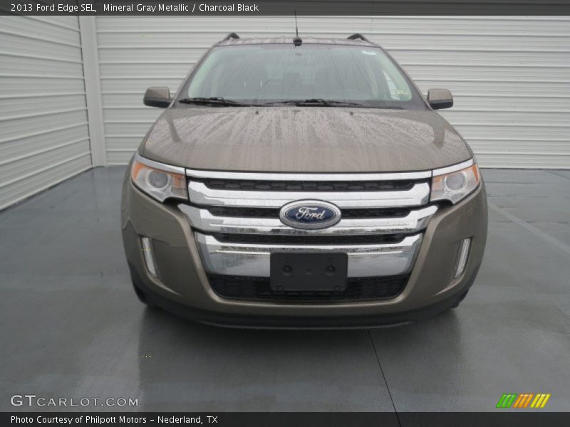 Mineral Gray Metallic / Charcoal Black 2013 Ford Edge SEL